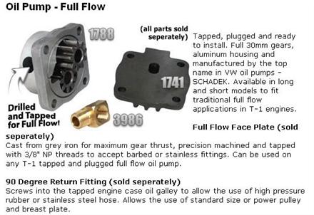 bild Full Flow 30mm Oil Pump (late long shaft