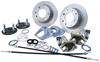 Rear Disc Brake Kit with Parking Brakes, fits long swing axle, 1