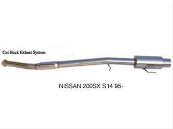 bild Catback i rostfritt Nissan 200SX S14